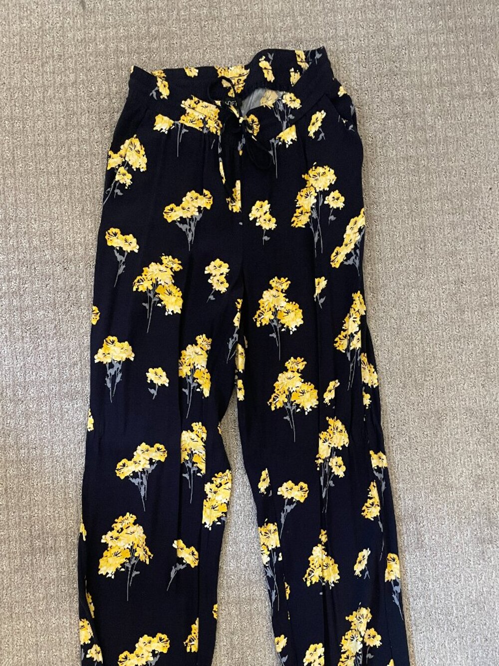 Flowy Loft Flower Pants (SMALL)